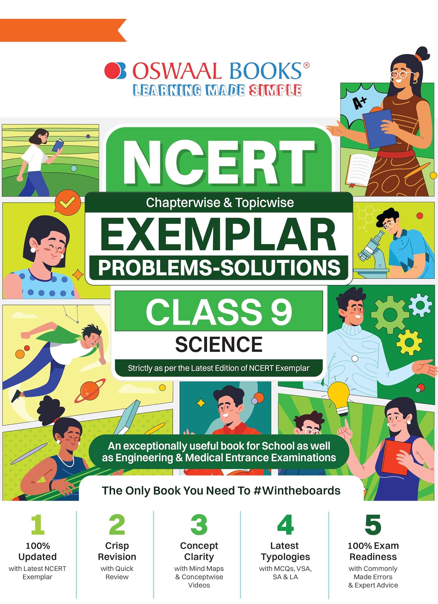 Oswaal NCERT Exemplar (Problems - Solutions) Class 9 Science Book For 2024 Exam Oswaal Editorial Board