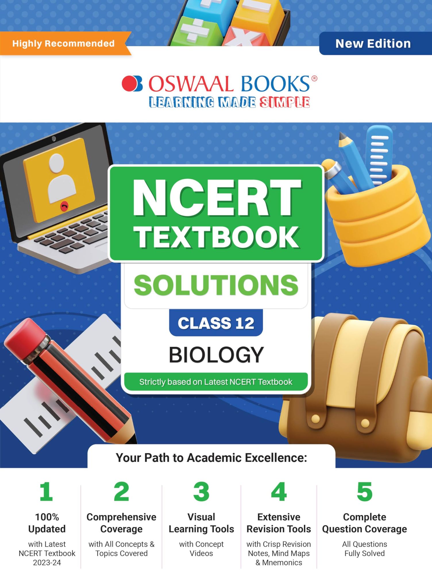 Oswaal NCERT Textbook Solutions Class 12 Biology | For Latest Exam Oswaal Editorial Board