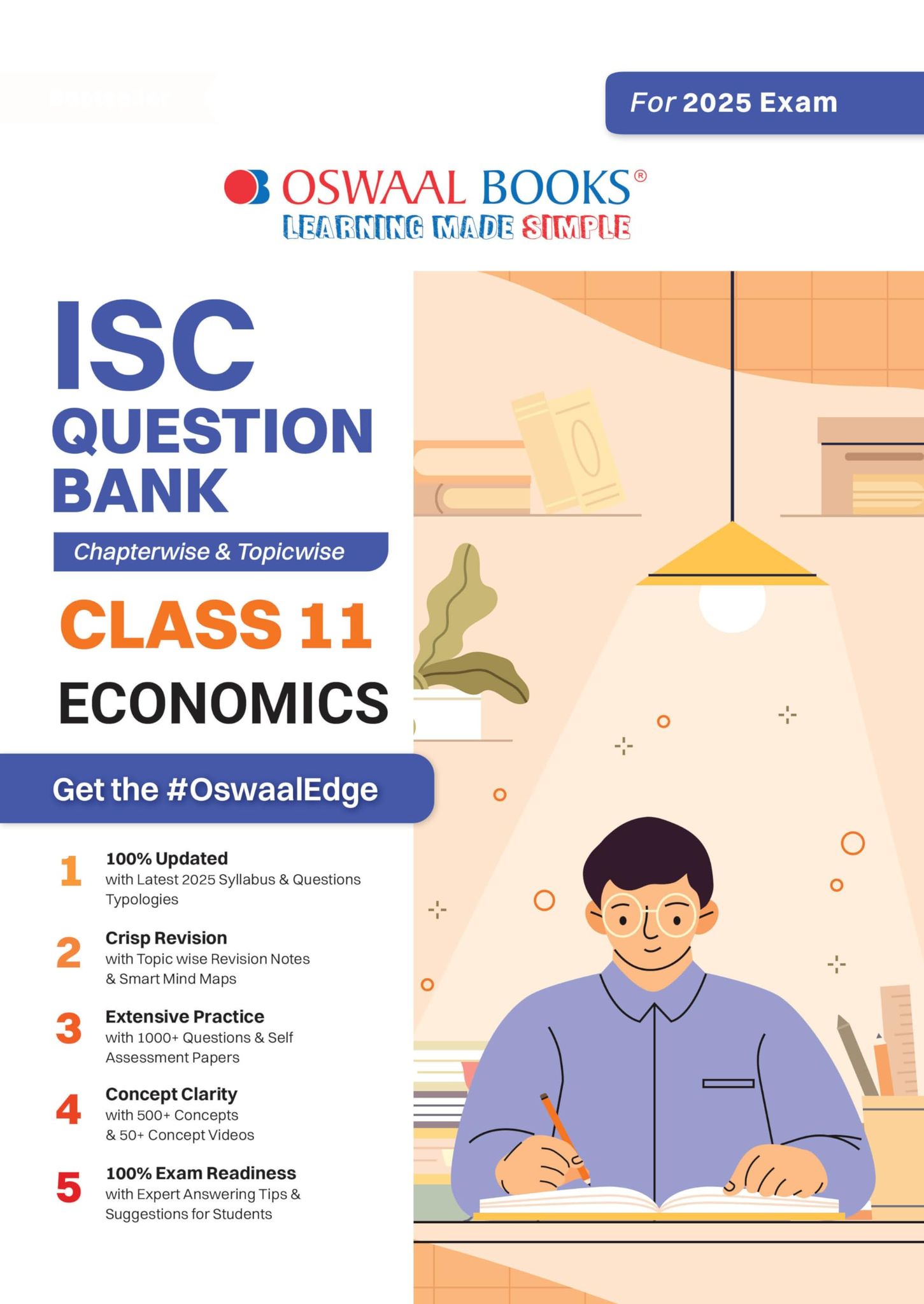 Oswaal ISC Question Bank Class 11 Economics | Chapterwise | Topicwise | Solved Papers | For 2025 Exams Oswaal Editorial Board