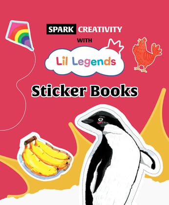 Oswaal Lil Legend Gift Set: Boxset of 4 Sticker Books for Kids | Shapes, Numbers, Animals and Alphabets | Ideal for Ages 3+ [Product Bundle] Oswaal Editorial Board