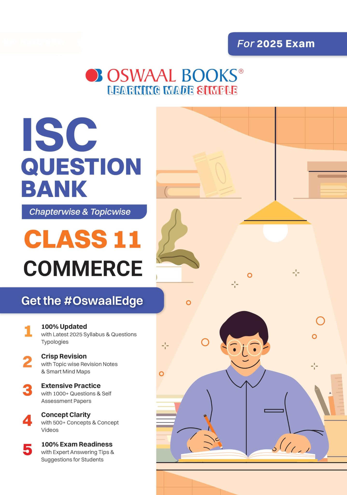 Oswaal ISC Question Bank Class 11 Commerce | Chapterwise | Topicwise | Solved Papers | For 2025 Exams Oswaal Editorial Board