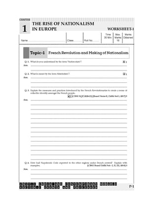 Oswaal CBSE Workbook | Social Science | Class 10 | Updated as per NCF | For better results | For Latest Exam Oswaal Editorial Board