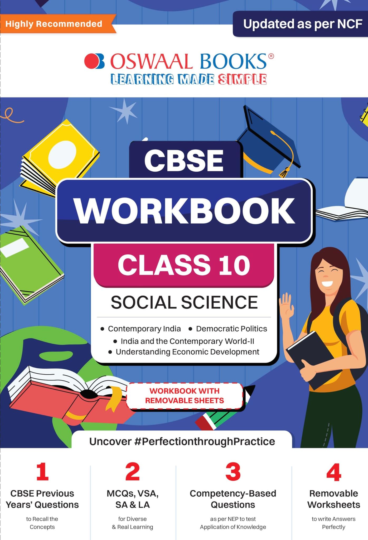 Oswaal CBSE Workbook | Social Science | Class 10 | Updated as per NCF | For better results | For Latest Exam Oswaal Editorial Board