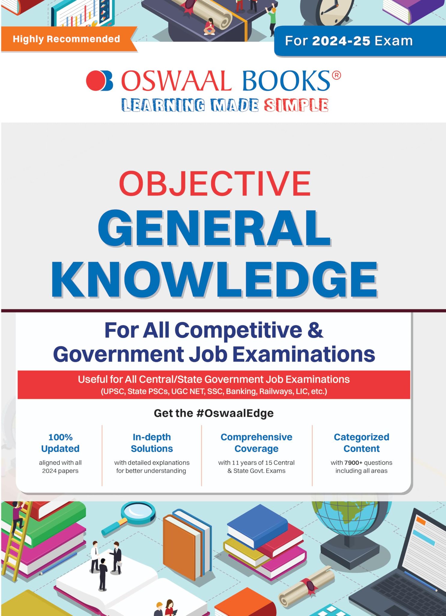 Oswaal Objective General Knowledge | For All Competitive & Government Job Examinations | For 2024-25 Exam [Paperback] Oswaal Editorial Board