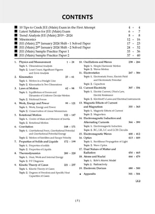 Oswaal JEE (Main) Question Bank | Chapter-wise & Topic-wise Solved Papers (2019-2024) | Physics | For 2025 Exam Oswaal Editorial Board