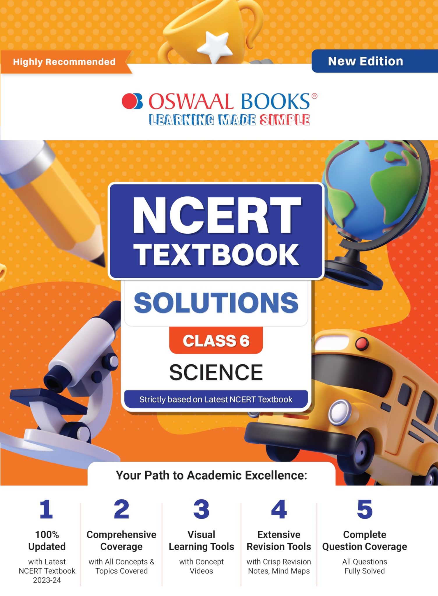 Oswaal NCERT Textbook Solutions Class 6 Science | For 2024 Exam [Paperback] Oswaal Editorial Board