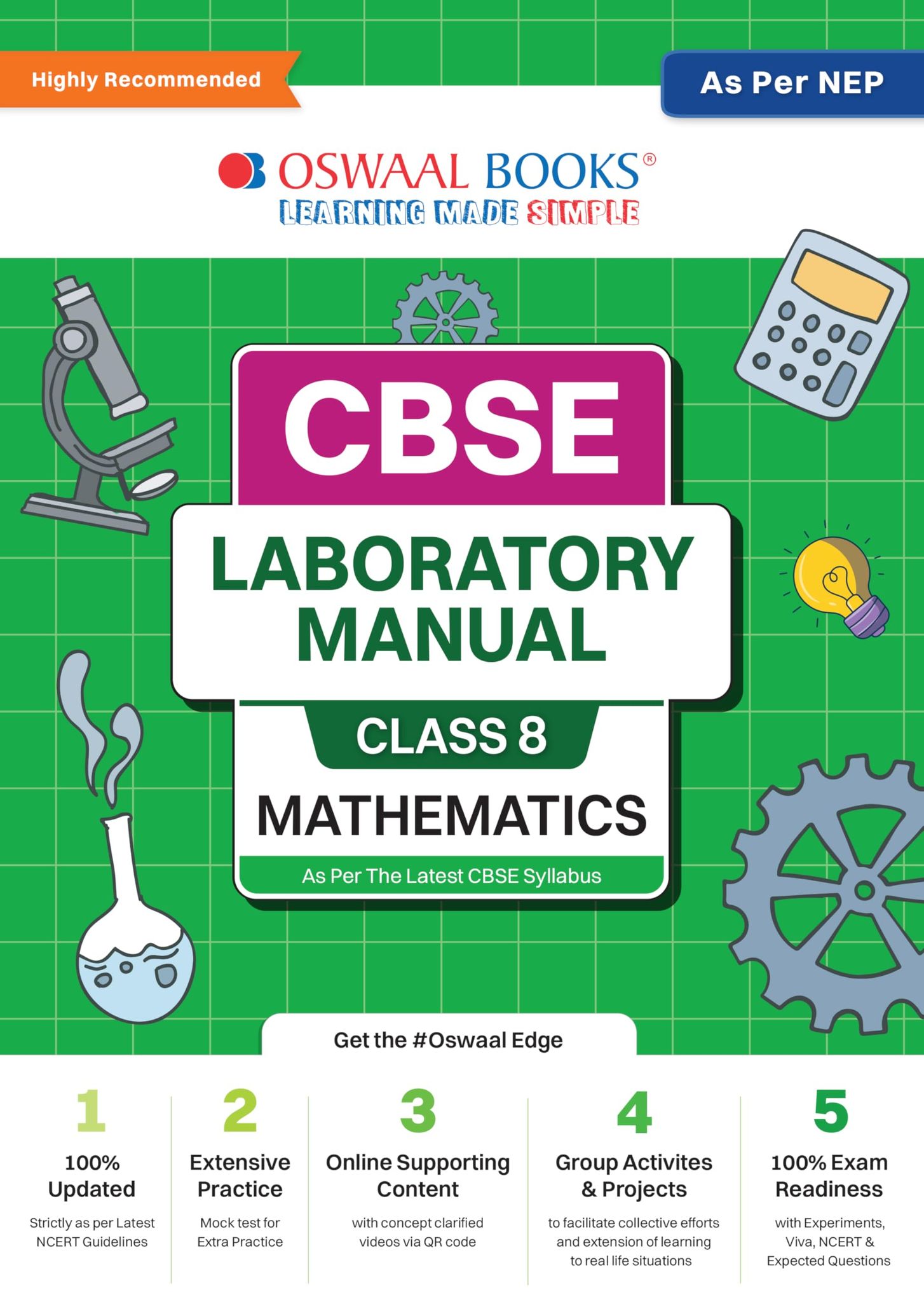 Oswaal CBSE Laboratory Manual Class 8 Mathematics Book | As Per NEP | Latest Updated [Paperback] Oswaal Editorial Board