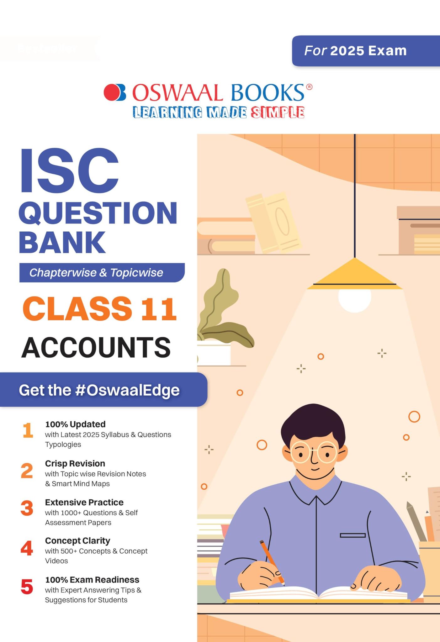 Oswaal ISC Question Bank Class 11 Accountancy | Chapterwise | Topicwise | Solved Papers | For 2025 Exams Oswaal Editorial Board