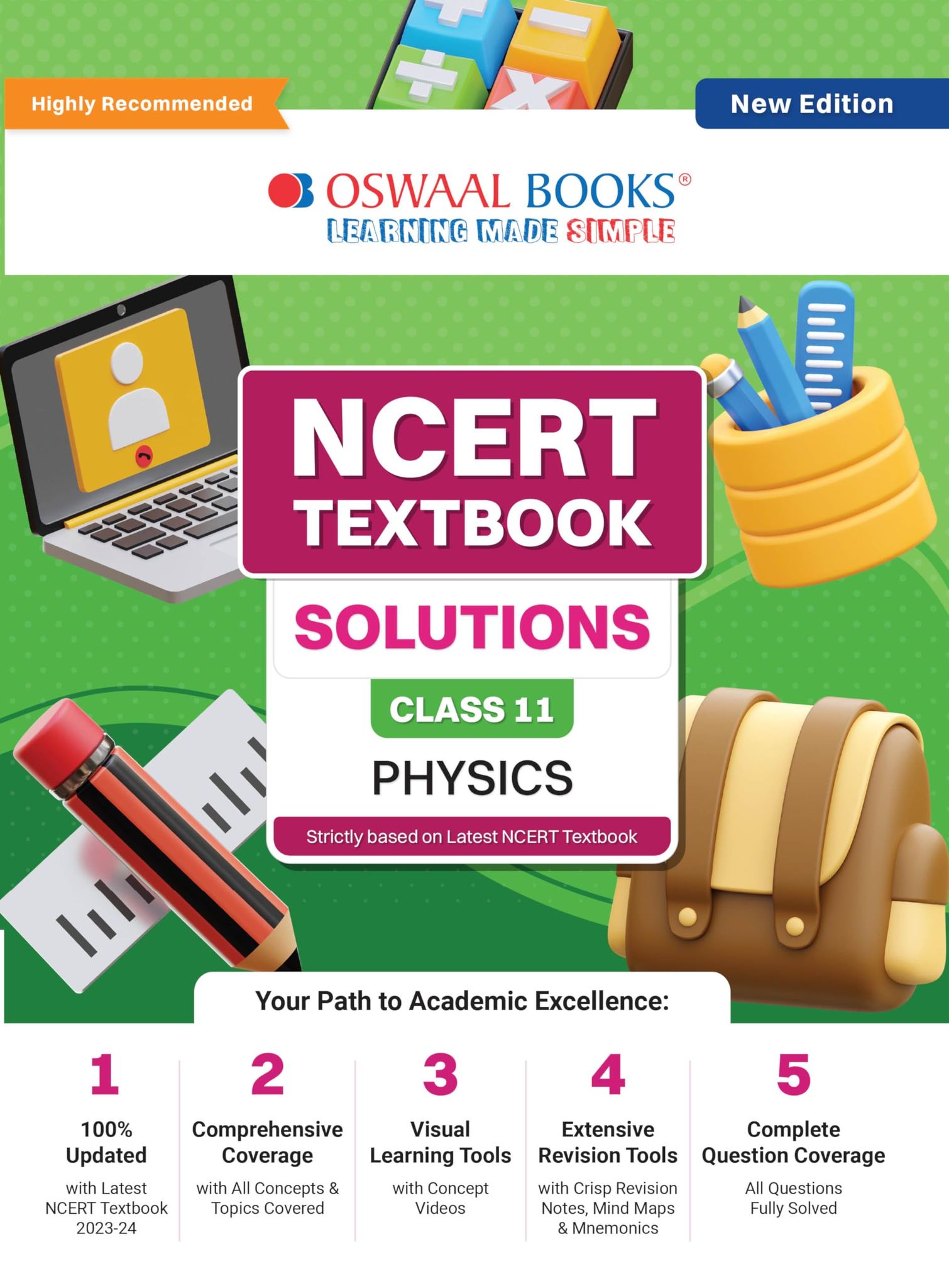 Oswaal NCERT Textbook Solutions Class 11 Physics | For Latest Exam Oswaal Editorial Board