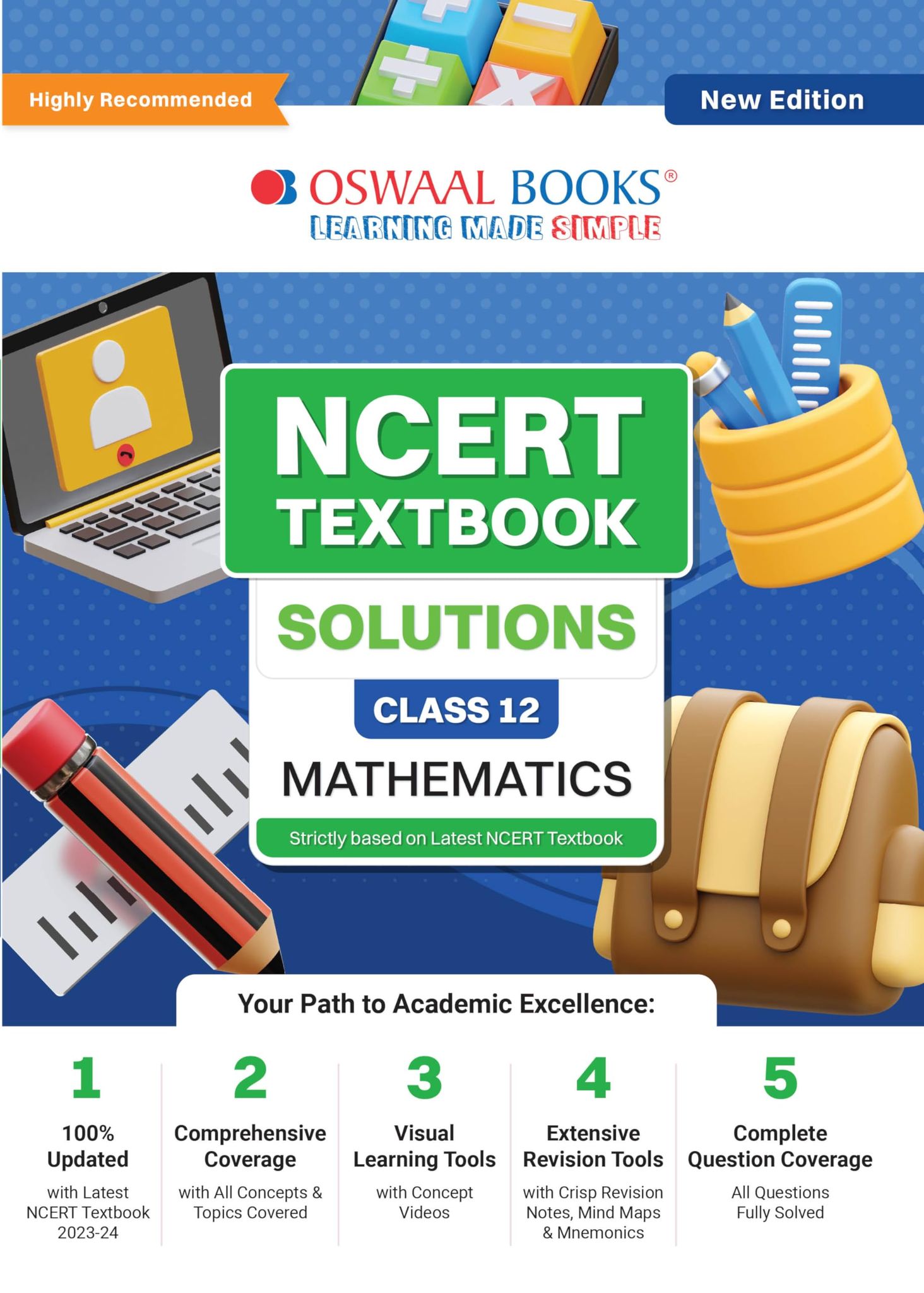 Oswaal NCERT Textbook Solutions Class 12 Mathematics | For Latest Exam Oswaal Editorial Board