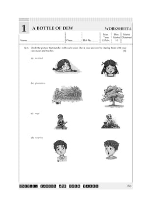 Oswaal NCERT & CBSE One for all Workbook | English | Class 6 | Updated as per NCF | MCQ's | VSA | SA | LA | For Latest Exam Oswaal Editorial Board