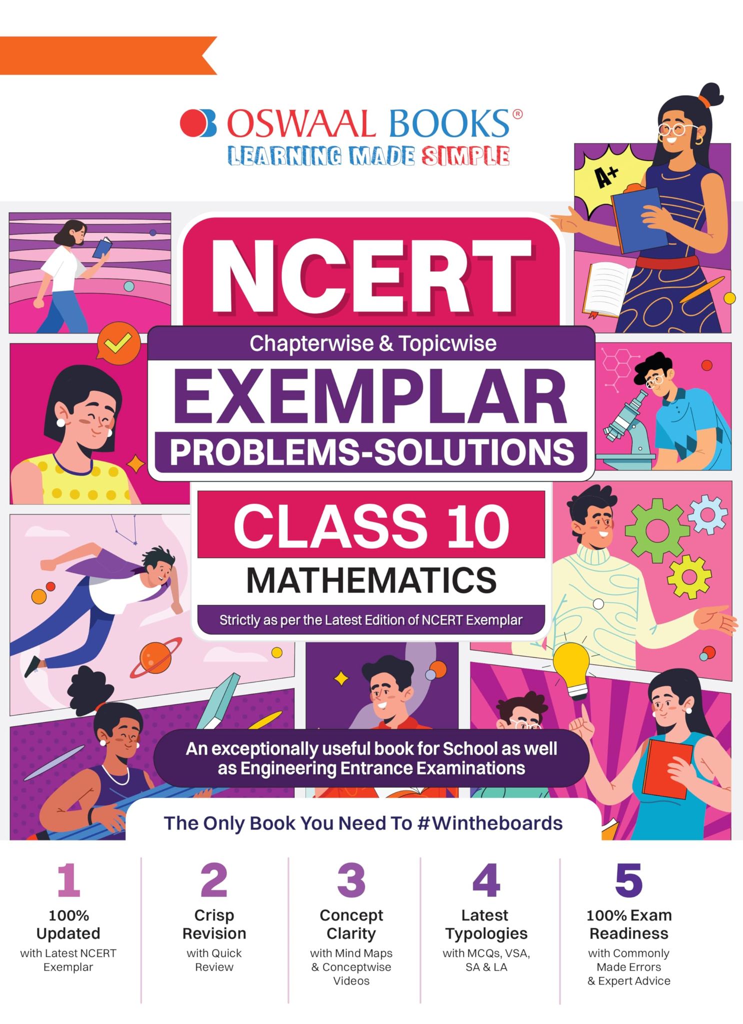 Oswaal NCERT Exemplar (Problems - Solutions) | Class 10 | Mathematics | For Better Results | For Latest Exam Oswaal Editorial Board
