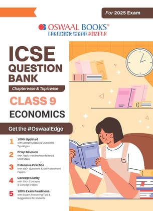Oswaal ICSE Question Bank Class 9 Economics | Chapterwise | Topicwise | Solved Papers | For 2025 Exams Oswaal Editorial Board