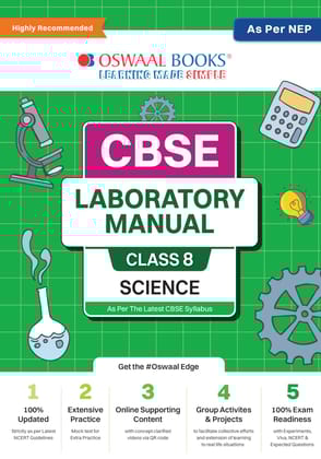 Oswaal CBSE Laboratory Manual Class 8 Science Book | As Per NEP | Latest Updated [Paperback] Oswaal Editorial Board