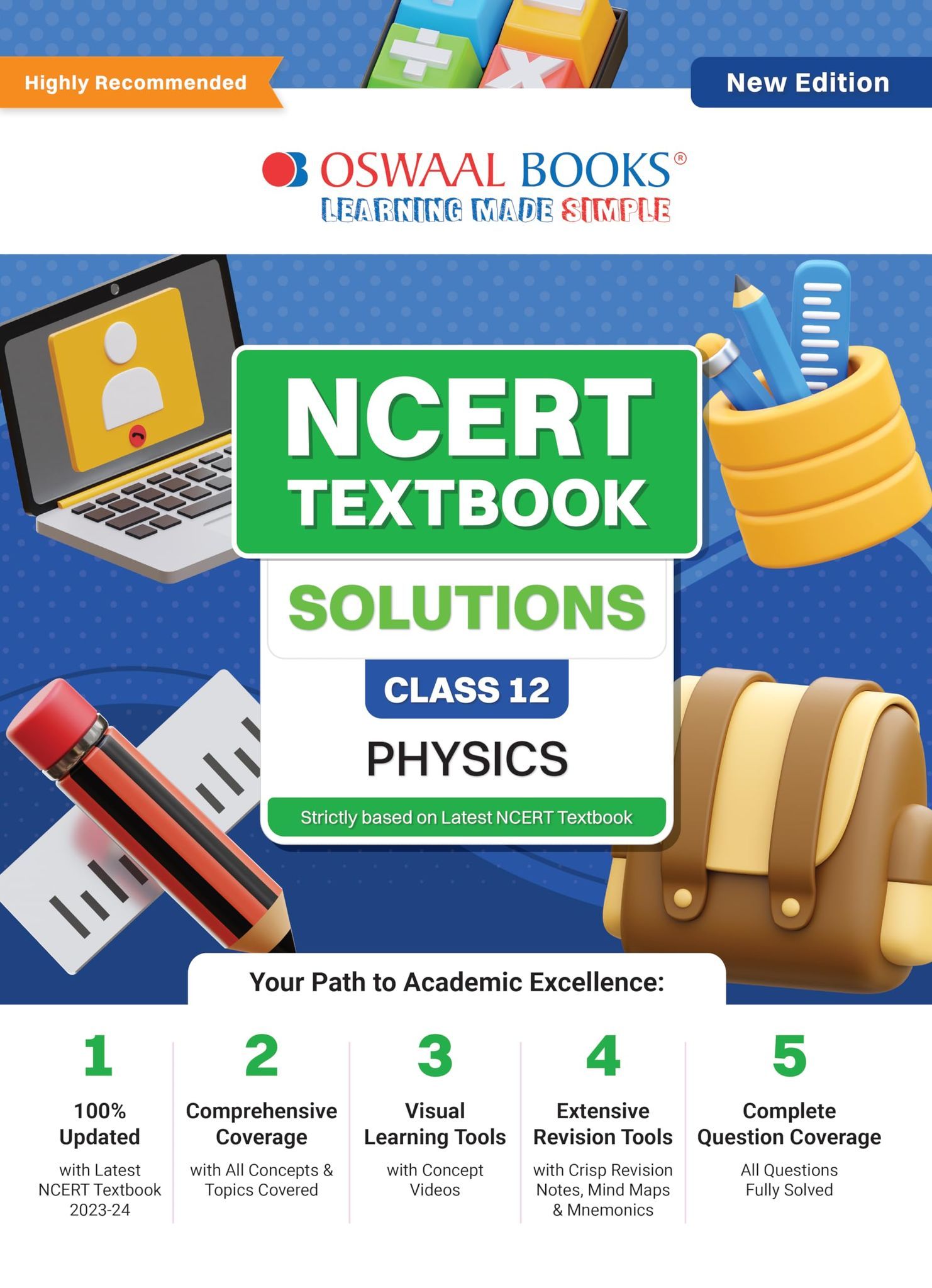 Oswaal NCERT Textbook Solution Class 12 Physics | For Latest Exam Oswaal Editorial Board