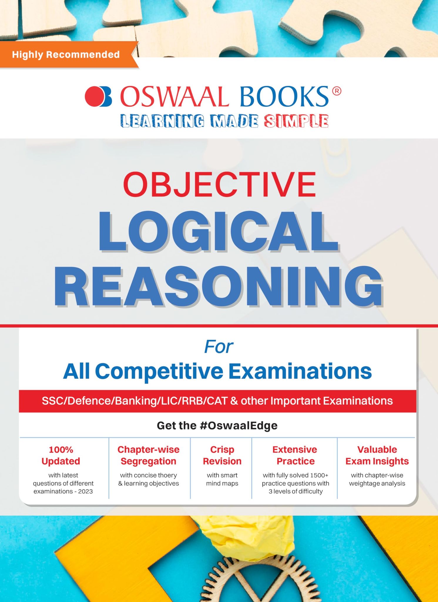 Oswaal Objective Logical Reasoning For All Competitive Examinations | SSC, Defence, Banking, LIC, RRB, CAT & Other Important Exams Oswaal Editorial Board