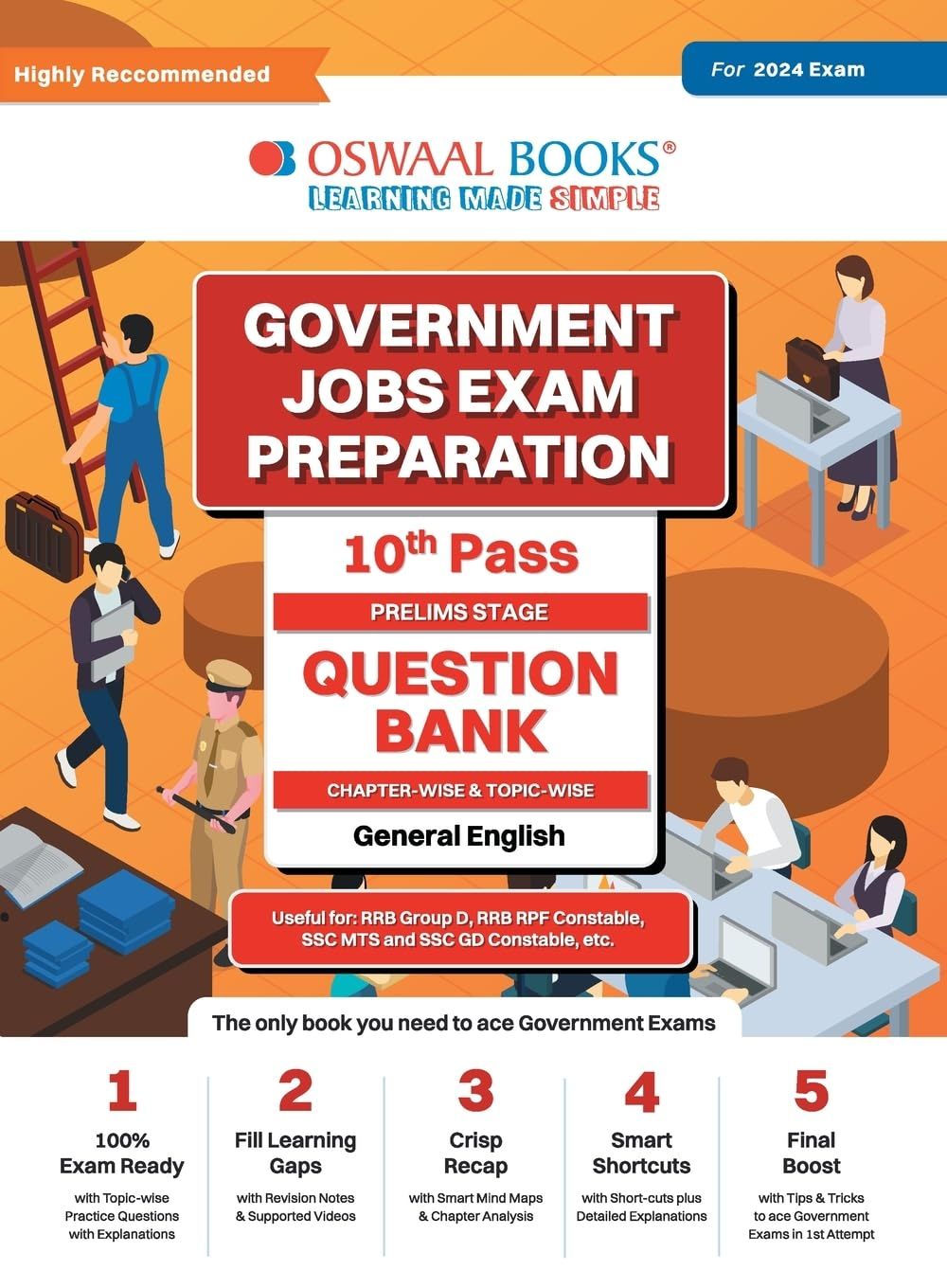 Oswaal Government Exams Question Bank 10th Pass | General English | for 2024 Exam Oswaal Editorial Board