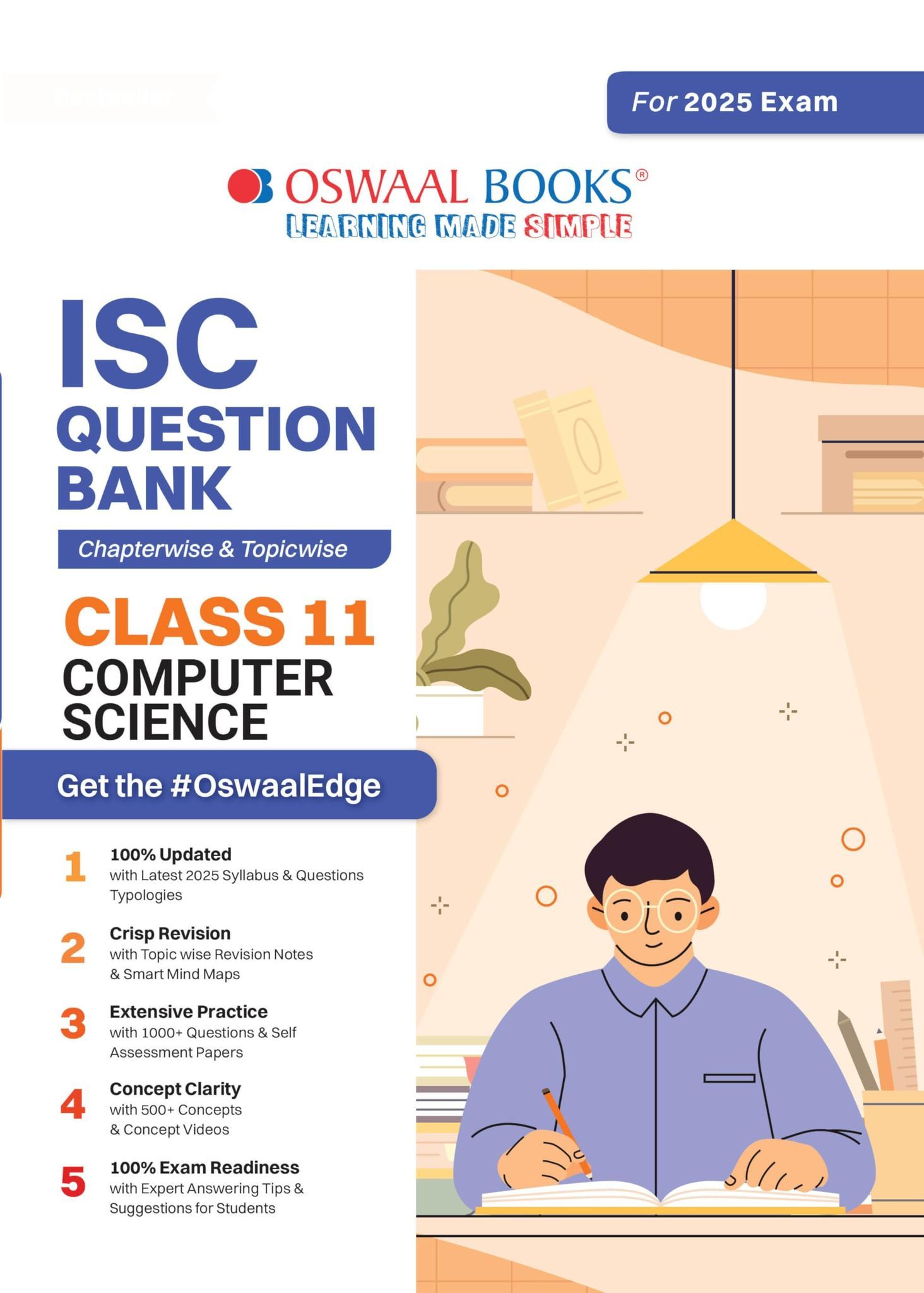 Oswaal ISC Question Bank Class 11 Computer Science | Chapterwise | Topicwise | Solved Papers | For 2025 Exams Oswaal Editorial Board