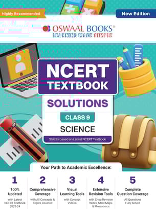 Oswaal NCERT Textbook Solutions Class 9 Science | For 2024 Exam Oswaal Editorial Board