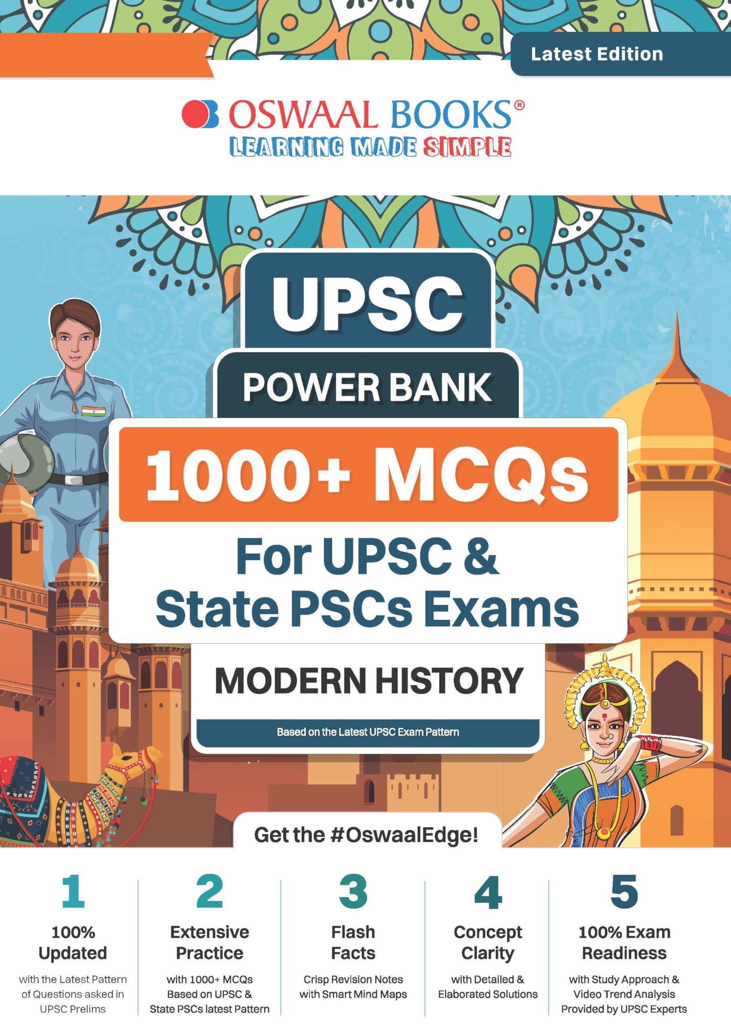 Oswaal UPSC Power Bank | 1000+ MCQs for UPSC & State PSCs Exams | Modern History | Latest Edition Oswaal Editorial Board
