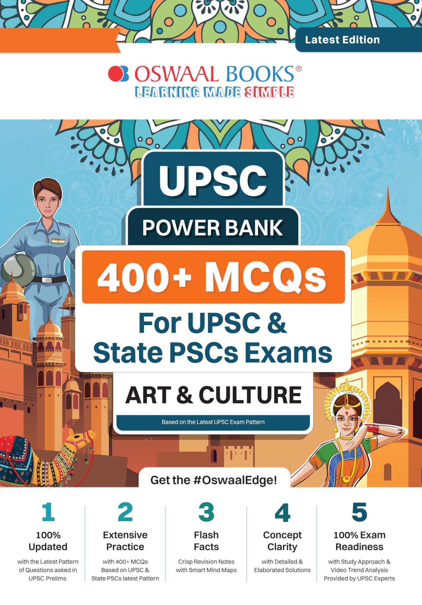Oswaal UPSC Power Bank | 400+ MCQs for UPSC and State PSCs Exams | Art & Culture | Latest Edition Oswaal Editorial Board