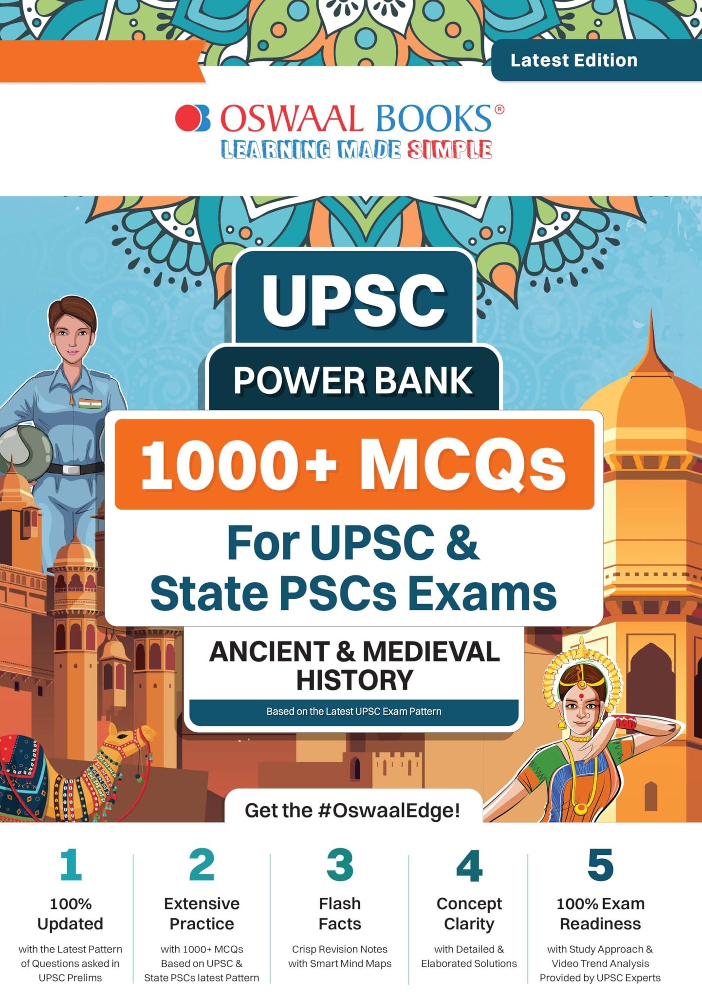 Oswaal UPSC Power Bank | 1000+ MCQs for UPSC & State PSCs Exams | Ancient & Medieval History | Latest Edition Oswaal Editorial Board