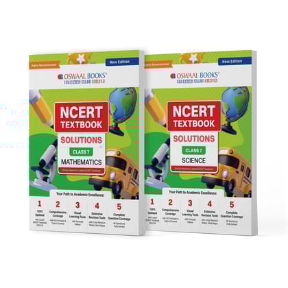 Oswaal NCERT Textbook Solutions Class 7 Science | Mathematics | Set of 2 Books | For Latest Exam Oswaal Editorial Board