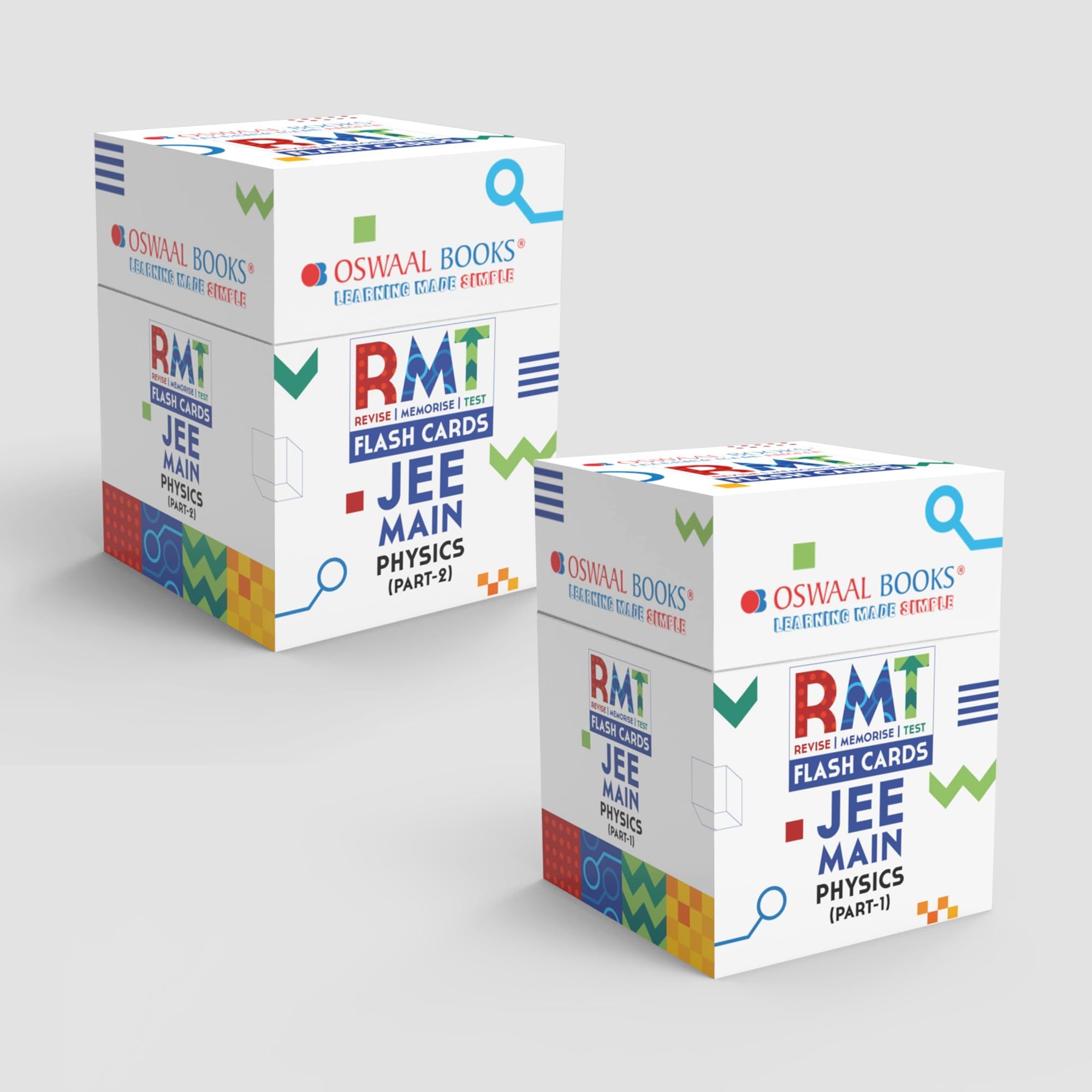 Oswaal JEE Main RMT FLASHCARDS Physics (Part-1 & 2), Set of 2 Boxes (For 2024 Exam) Oswaal Editorial Board Oswaal Editorial Board