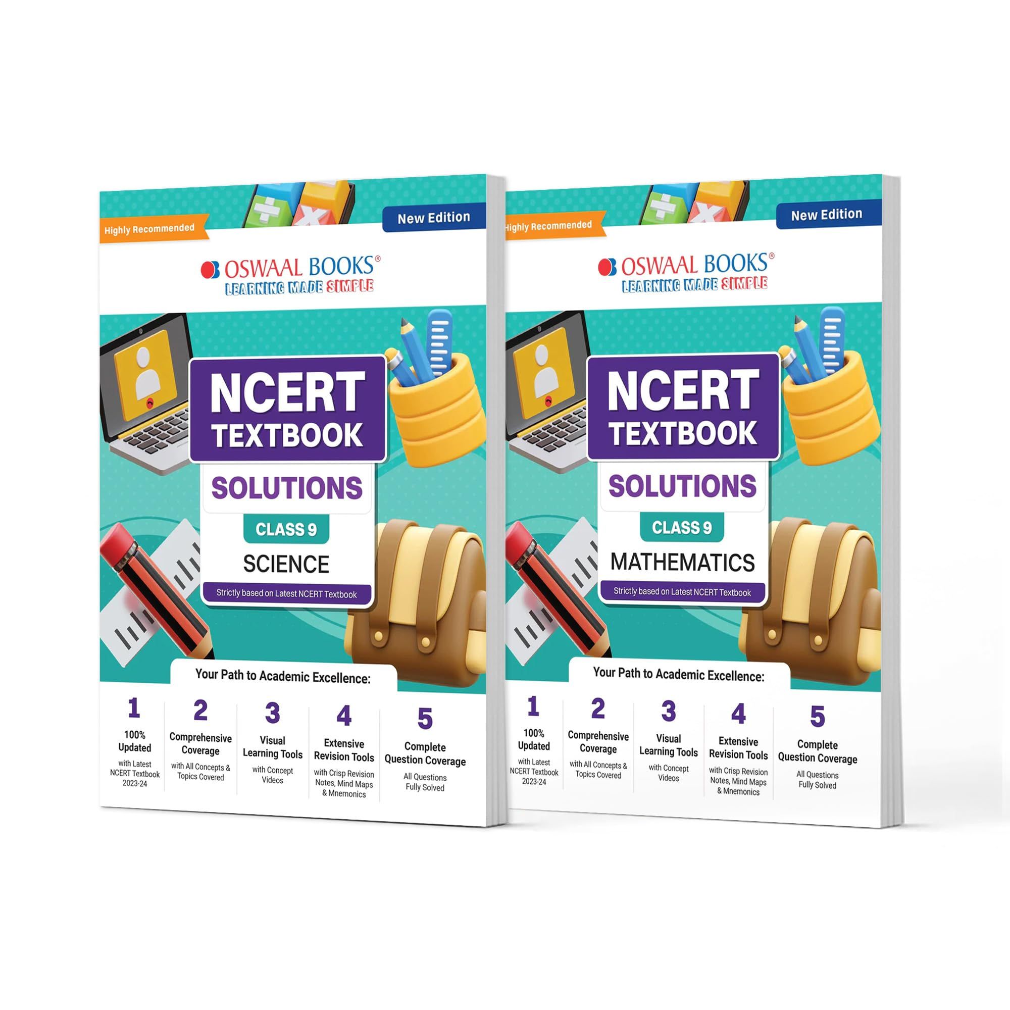 Oswaal NCERT Textbook Solutions Class 9 Science & Mathematics | Set of 2 Books | For Latest Exam Oswaal Editorial Board