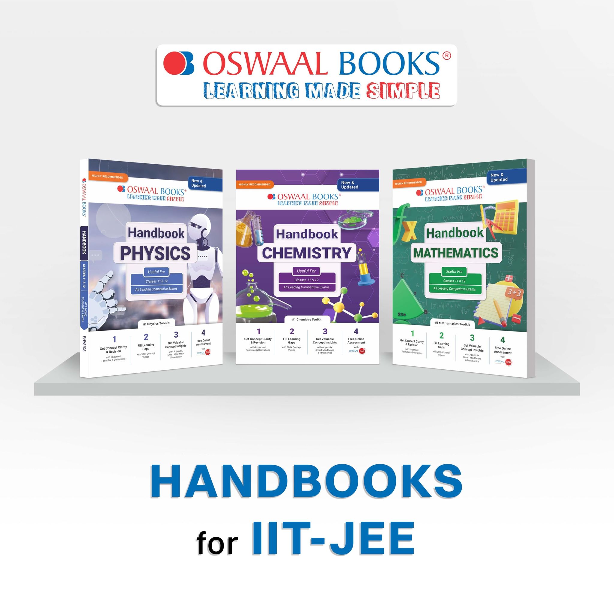 Oswaal Handbook of Class 11 & 12 (Set of 3 Books) Physics, Chemistry, Mathematics Books | Must Have for JEE Main | All Engineering Exams 2023 [Product Bundle] Oswaal Editorial Board