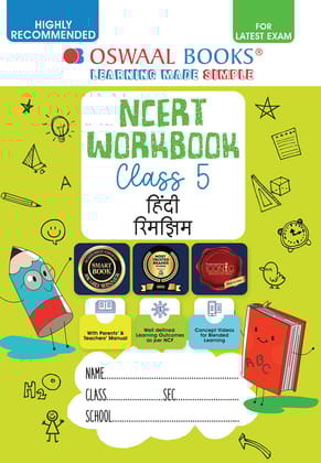 Oswaal NCERT Workbook Hindi (Rimjhim) Class 5 (For Latest Exam) [Paperback] Oswaal Editorial Board [Paperback] Oswaal Editorial Board