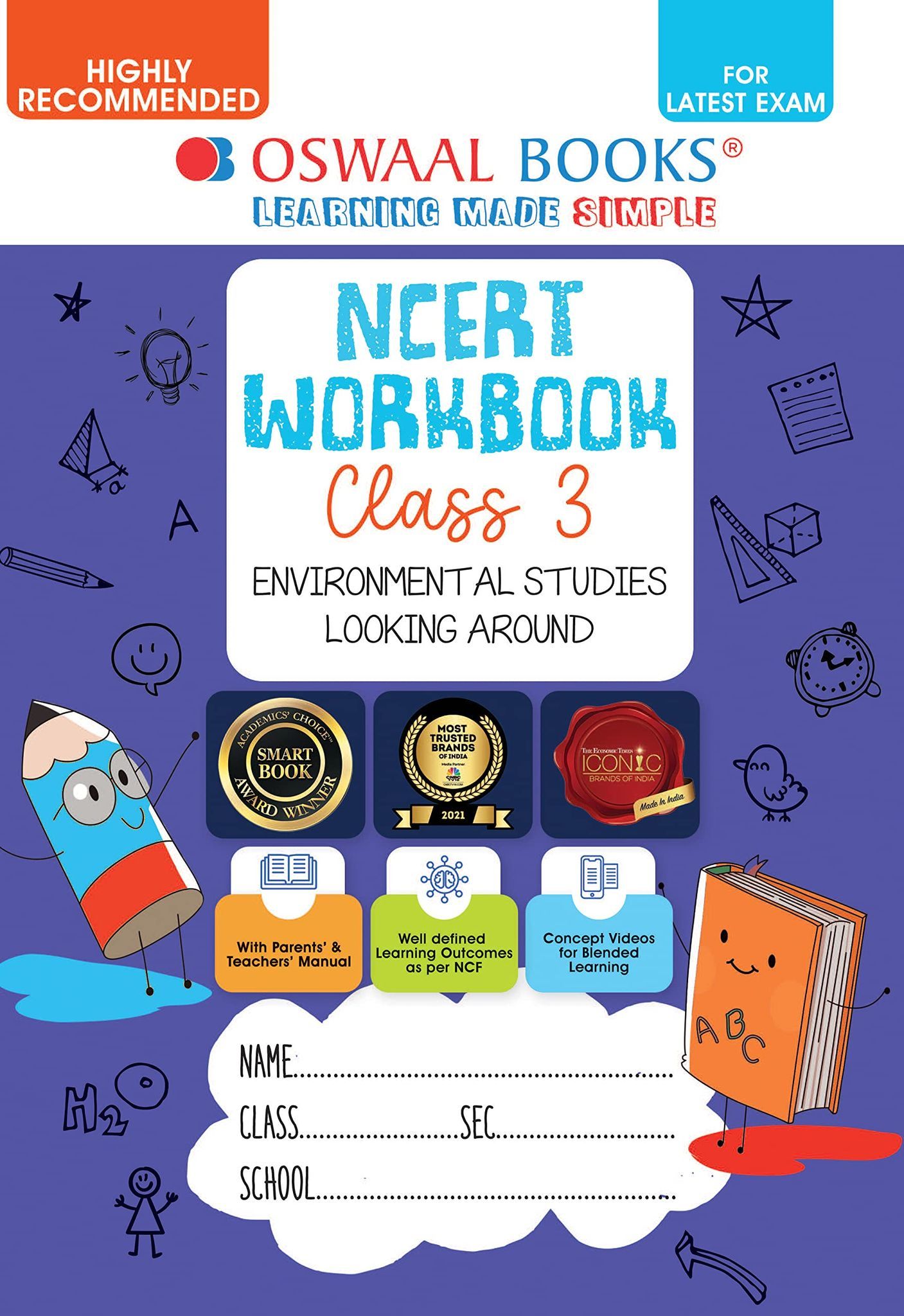 Oswaal NCERT Workbook Environmental Studies (Looking Around) Class 3 (For Latest Exam) [Paperback] Oswaal Editorial Board [Paperback] Oswaal Editorial Board