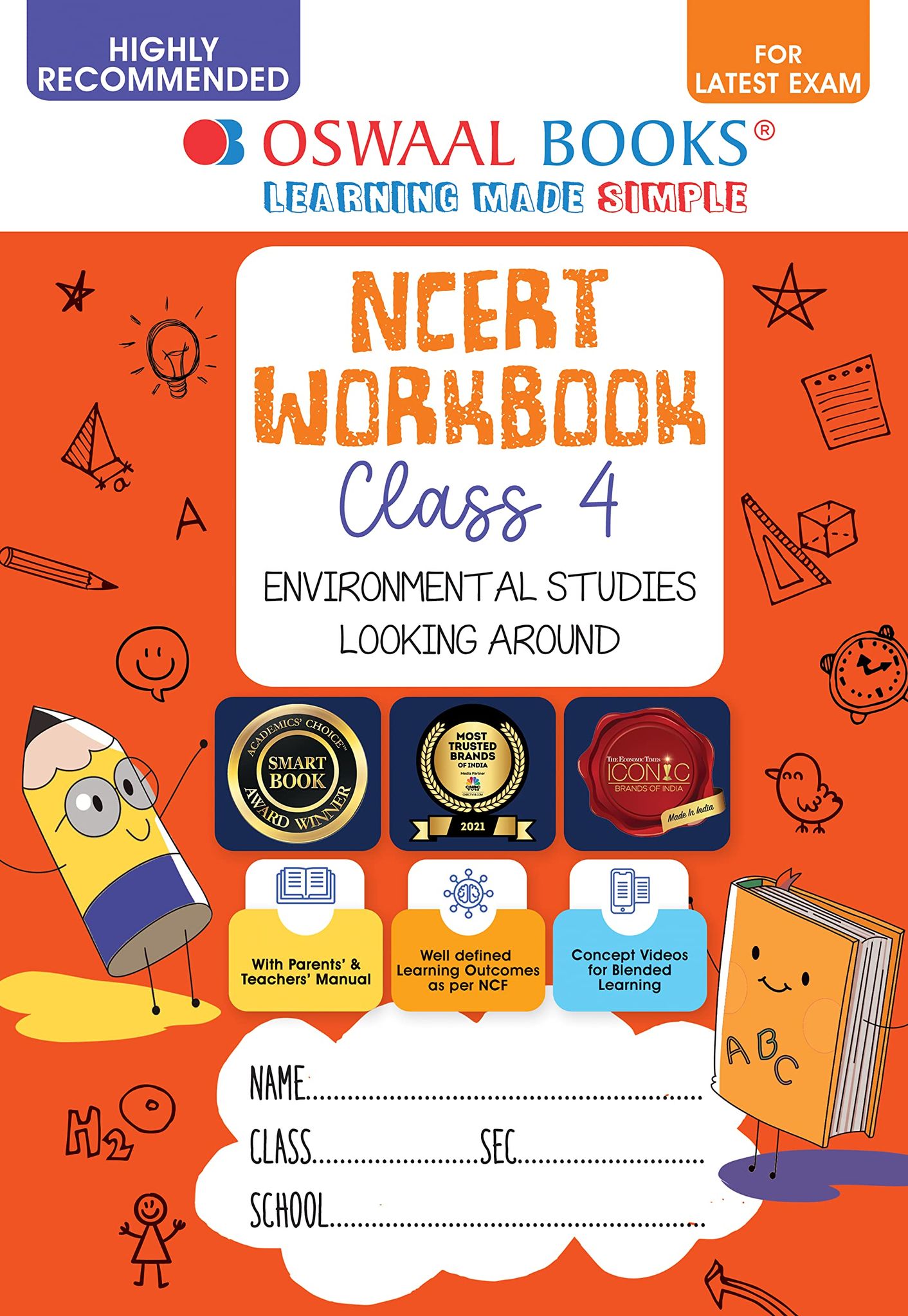Oswaal NCERT Workbook Environmental Studies (Looking Around) Class 4 (For Latest Exam) Oswaal Editorial Board Oswaal Editorial Board