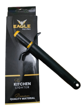 Kitchen Gas Lighter I Easy Grip Metal Regular E.A.G.L.E. , M.I.L.T.O.N Gas Lighters for Gas Stoves, Restaurants & Kitchen Use
