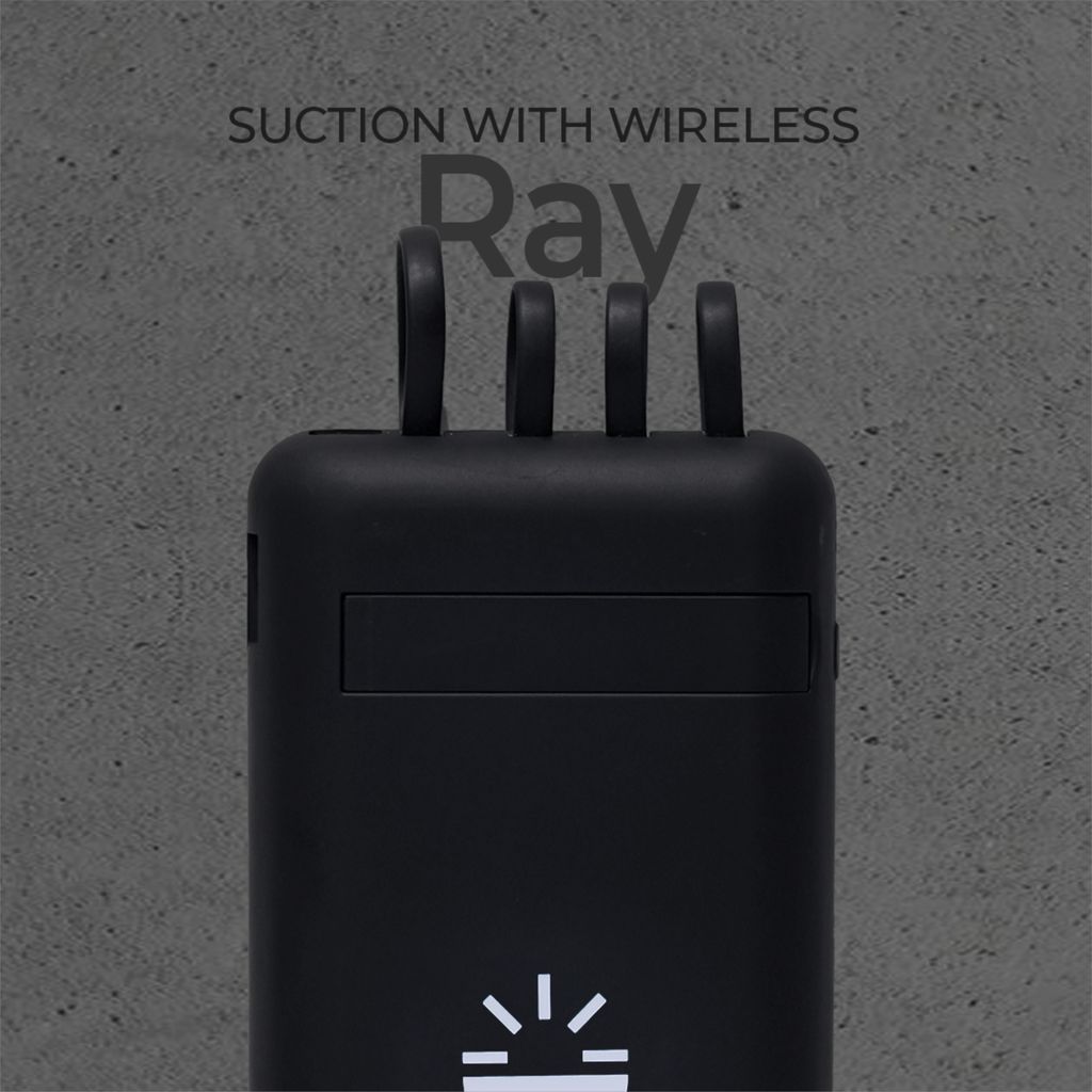 Glow Gadgets Ray 10000 mAh Suction With Wireless Powerbank