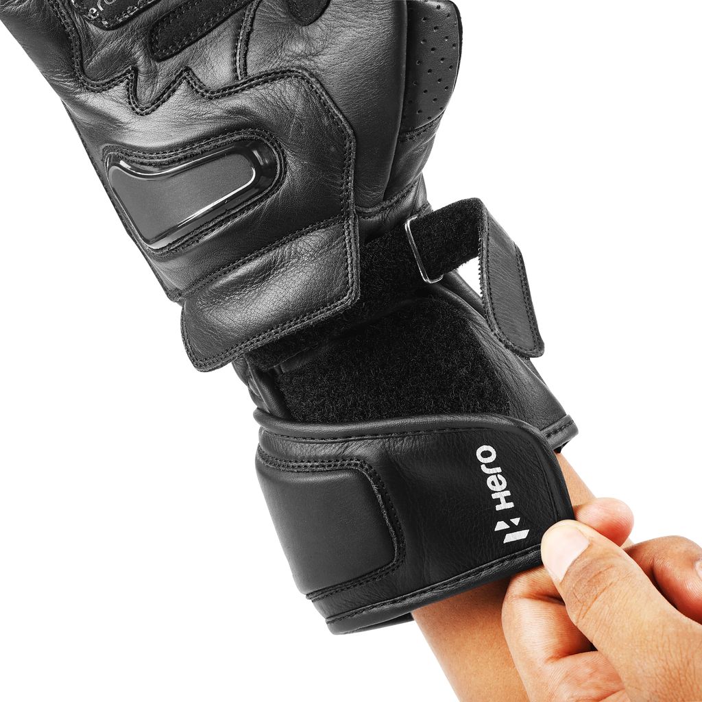 Leather full Riding Gloves
