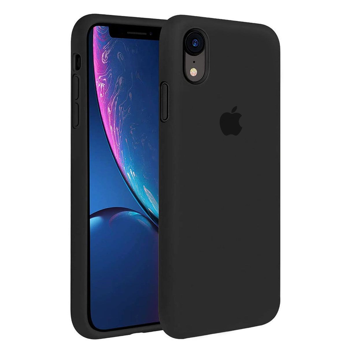 LIRAMARK Liquid Silicone Soft Back Cover Case for Apple iPhone XR (6.1 inch)