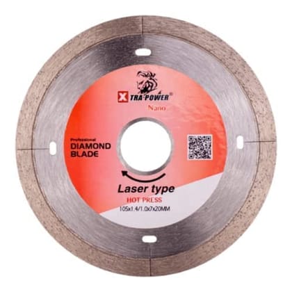 H9 Marble cutting blade tile laser cut 4" (100mm)(hot press) xtrapower nano blade 1 pcs