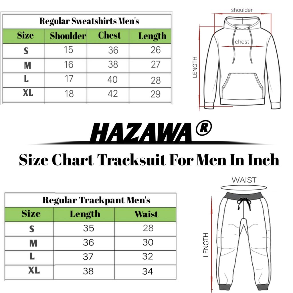 Latest Men HAZAWA Polyester Black Tracksuit for Men | Full Sleeve Hooded Neck | Rose Embroidered