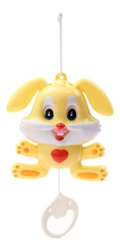 SHANAYA Musical Music Bell for Infant Baby, Toddler and Kids Musical Cradle Bell, Rabbit Model- Color May Vary