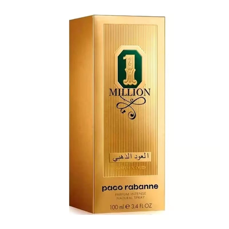 Paco Rabanne 1 Million Golden Oud Parfum Intense for Men – 100ml