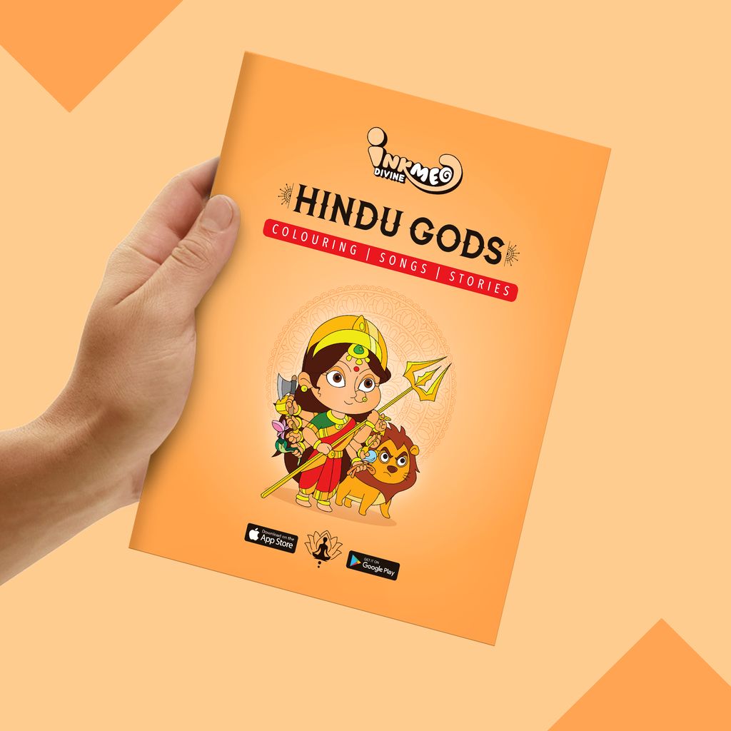 Hindu Gods Reusable Colouring Book | AR Feature