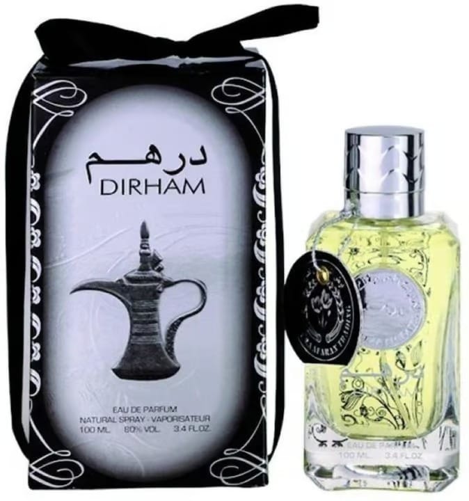 Dirham Silver Eau De Parfum for Men, 100ml | Bold & Woody Oriental Fragrance