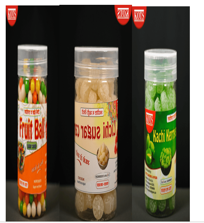 Kots Lichi Sugar Candy - 215 gm" Pack of 3