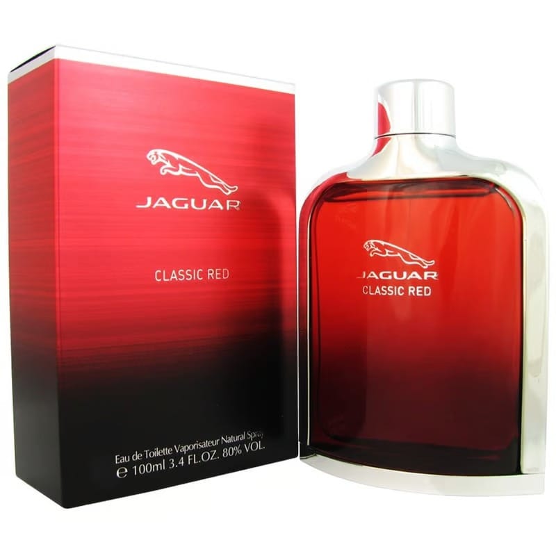 Jaguar Classic Red Eau de Toilette 100ml – A Vibrant and Energetic Fragrance for Men