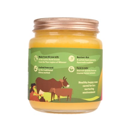 DAICHI - Bilona Cow Ghee | Pure, Natural, and Healthy | Made from Indigenous  A2 Cow Milk Curd  | Crafted using the Bilona Method | Farm to Table