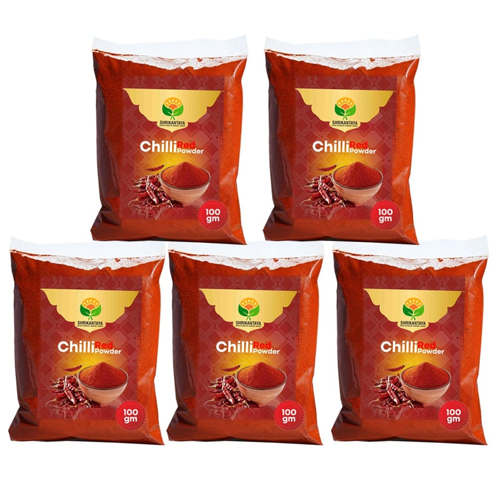 Red Chilli Powder (Pack of 5)