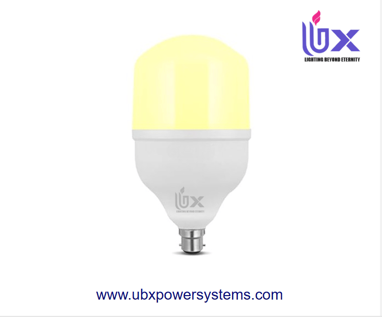 UBX Dome B22 40-Watt LED High Wattage Bulb with Elegant Design| Warm White - 3000K |Pack of 1