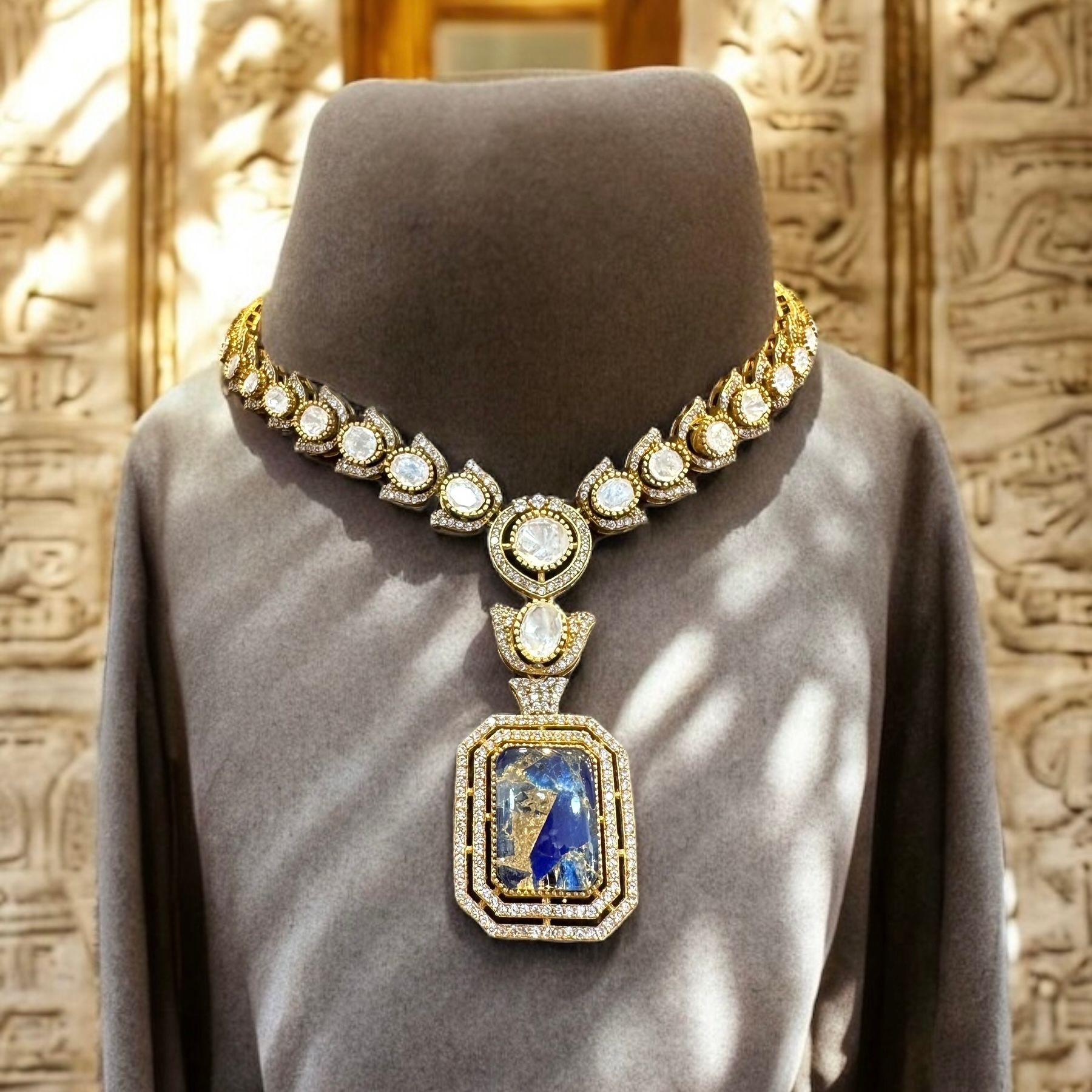 Azura Bliss Necklace Set By Dia Art Jewels