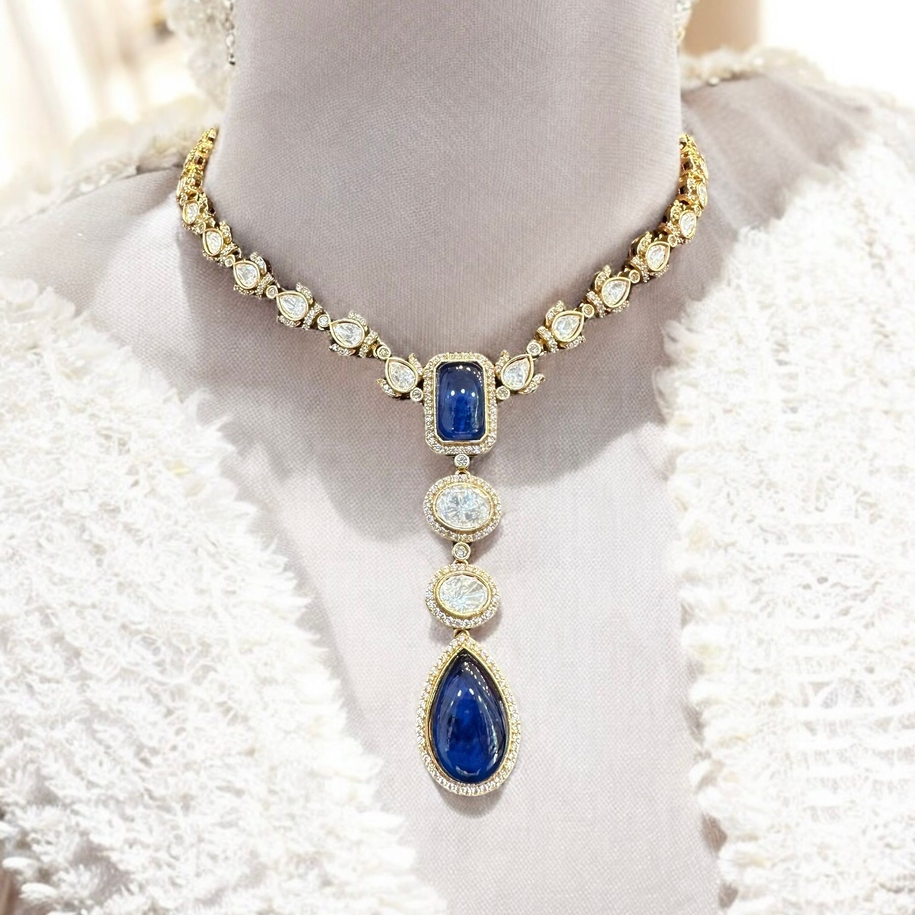 Ocean Breeze Necklace Set By Dia Art Jewels